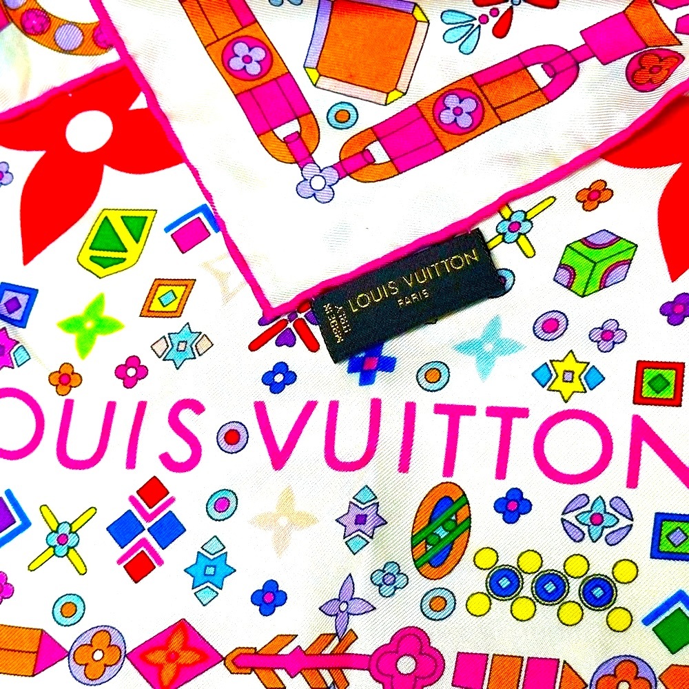 WOW POSHMARK - Authentic Louis Vuitton Silk Limited Edition Scarf